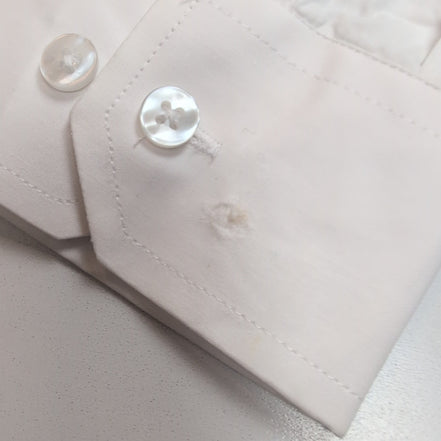 Chemise Todd Shelton L Neuve Étiquette Slim Fit 100% Coton Blanche