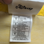 Chemise Hawaïenne Walt Disney World M Mickey 100% Coton Jaune Orange