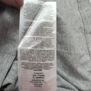 T-shirt Tokyo Laundry Taille S Gris Bleu Baseball 100% Coton Neuf Étiquette