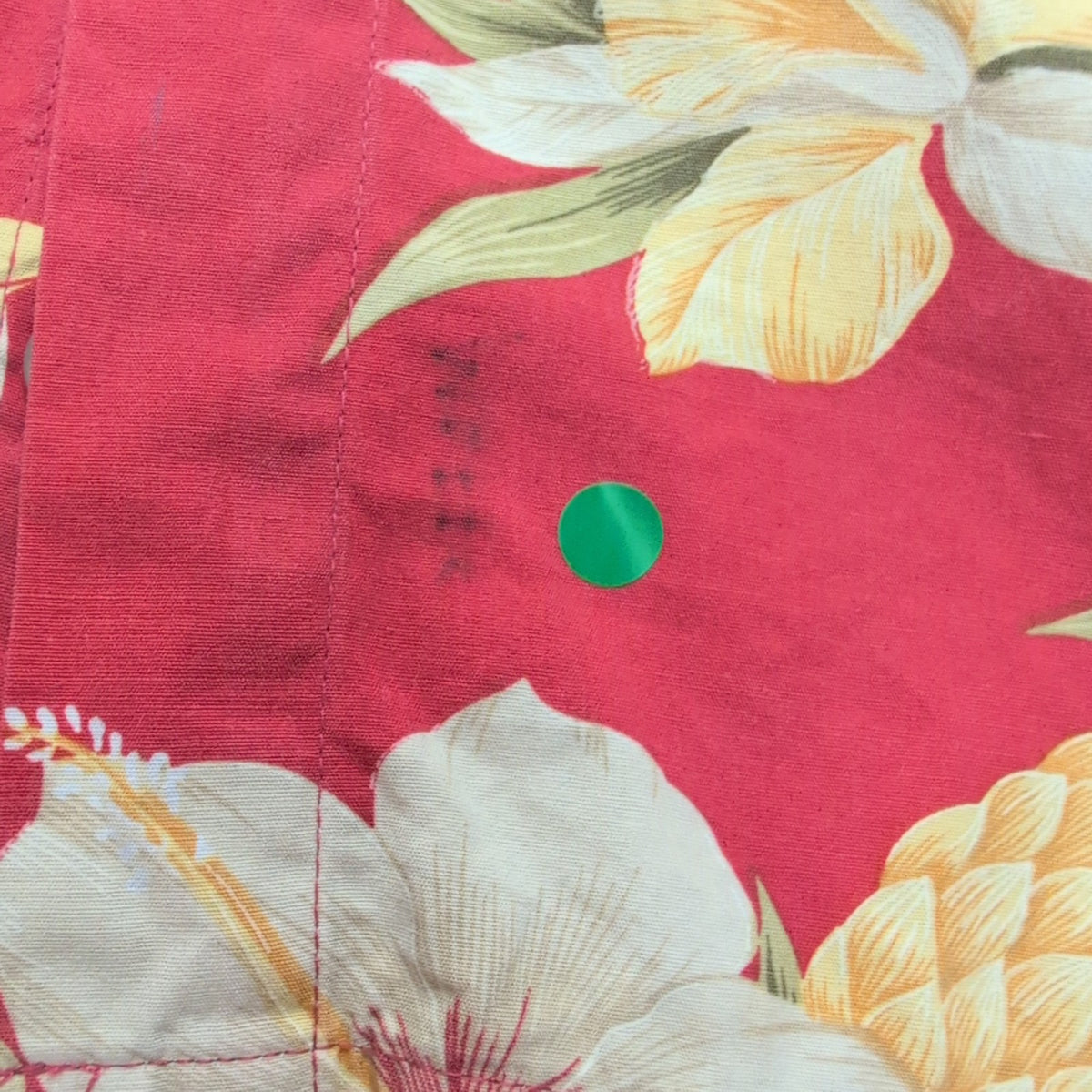 Chemise Hawaïenne Campia Moda L Ananas Cocktails Rouge 100% Coton Corée