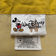 Chemise Hawaïenne Walt Disney World M Mickey 100% Coton Jaune Orange