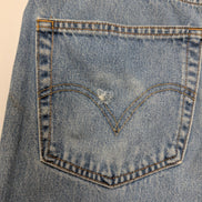 Jean Levi's 505 Regular Fit Vintage Homme W38 L30 Bleu Denim Classic Straight