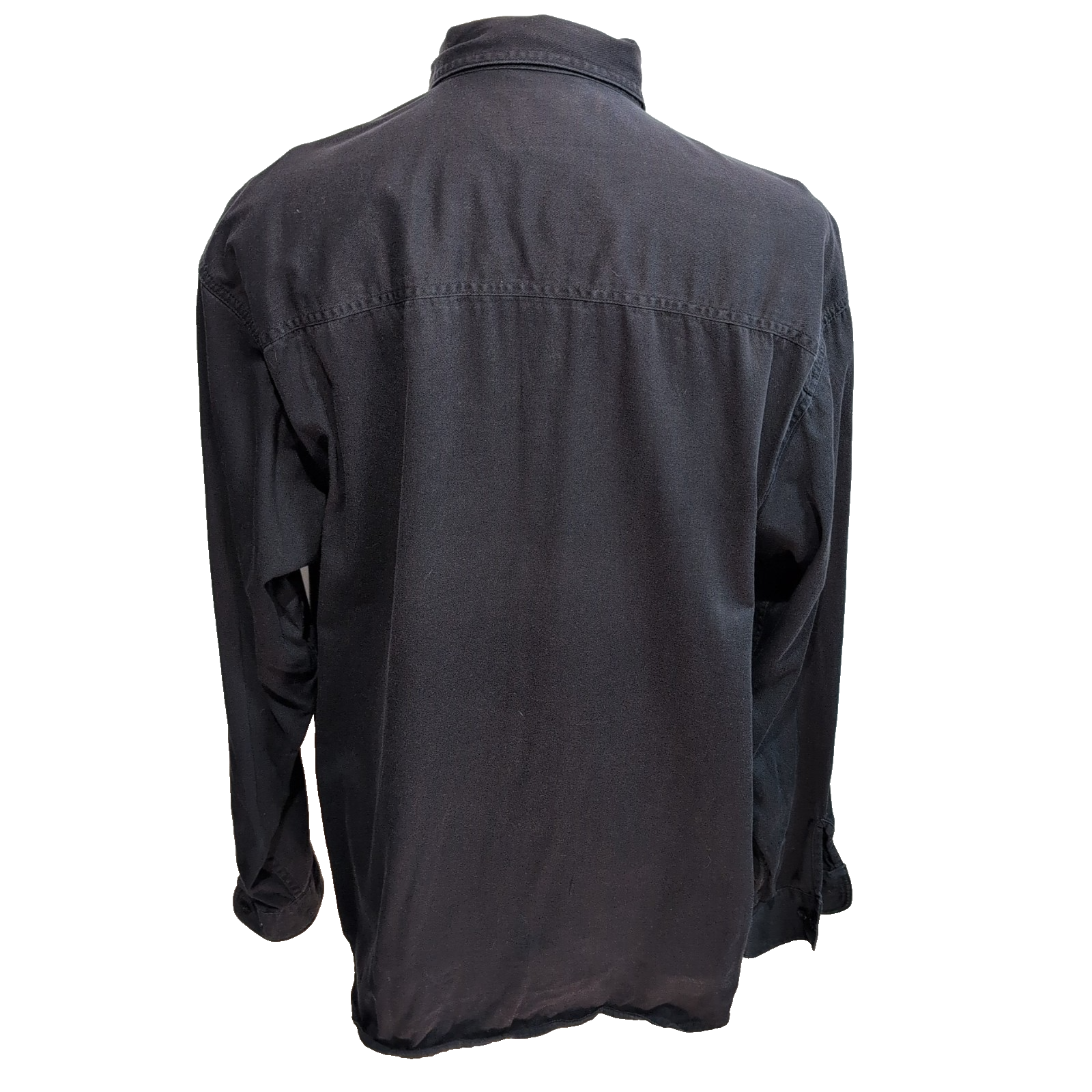 Chemise Harley Davidson XL Noire Coton Poches Boutonnées Logo Brodé