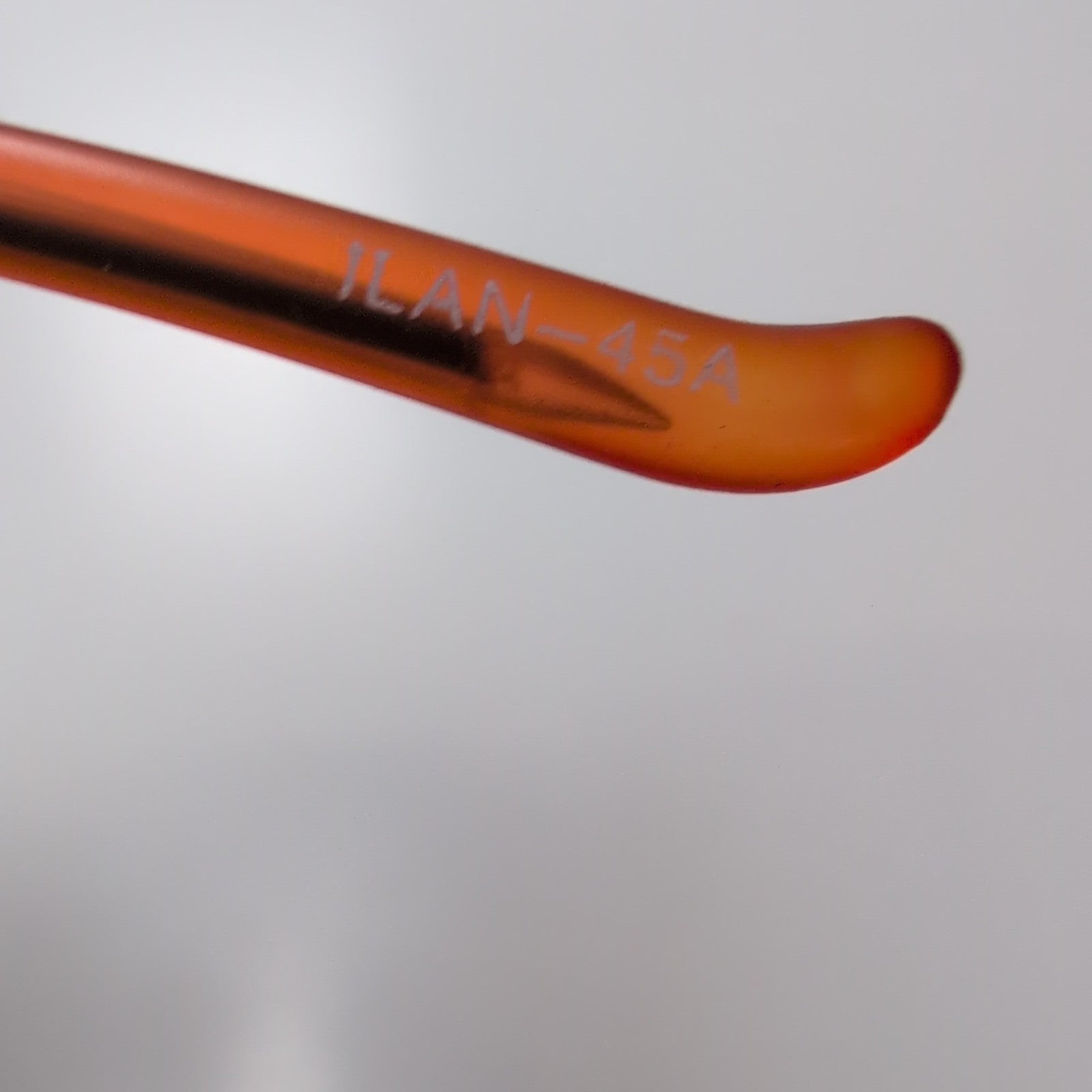 Lunettes de soleil JD Optical Y2K Ovales Sans Monture Ambre Métal Noir Mat