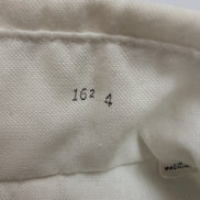 Chemise ENRO Permanent Press Vintage Taille L/XL Blanche Col Pointe Boutonné