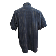 Chemise Nautica Manches Courtes à carreaux Bleu Marine - Taille L / XL