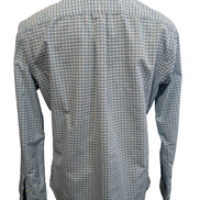 Chemise Ralph Lauren à Petits Carreaux Bleu et Blanc Taille M Classic Fit