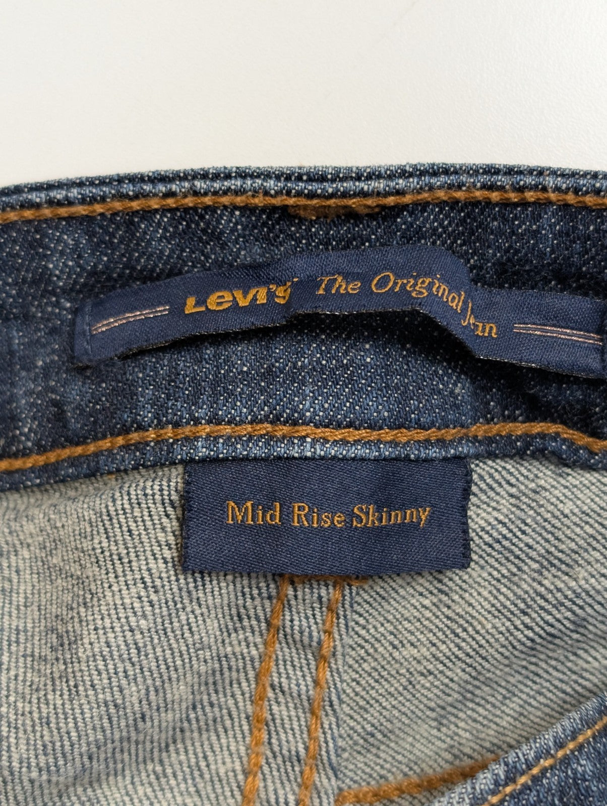 Jean Levi's Femme Bleu Foncé Skinny Stretch W29 L32 État Impeccable 🌟👖