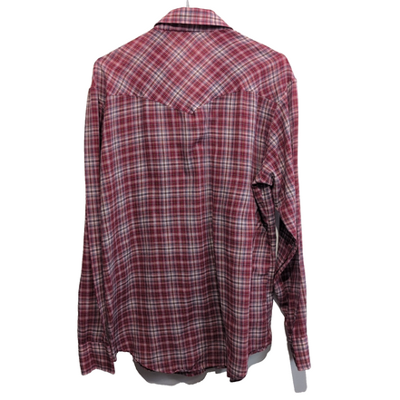 Chemise Levi's western cowboy rouge à carreaux taille M #202e