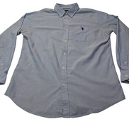 Chemise U.S. Polo ASSN bleu clair uni manches longues 1 poche taille L