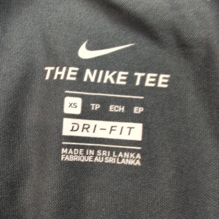 T-shirt Nike Dri-FIT XS Gris West Essex Soccer 2020 Flocage Sport
