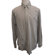 Chemise Ralph Lauren L Grise Logo Bleu Ciel Manches Longues