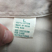 Chemise Levis Vintage Workwear Crème L 100% Coton 2 Poches