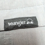 Chemise Wrangler Manche Courte Grise Unie Technique Taille L Deux Poches