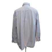 Chemise Nautica XXL Violet Rayures 100% Coton Mercerisé Logo Brodé