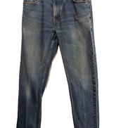 Jean Levi's 505 Regular Fit Vintage Homme W34 L36 Bleu Denim Droit Long