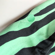 Déshabillé Kimono Dancing Leopard S/M Vert Noir Zèbre NEA Ceinture