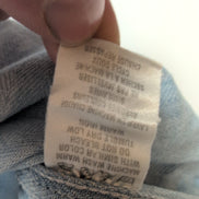 Chemise Harley Davidson XXL Jean Bleu Chevron Brodée Manches Courtes Coton