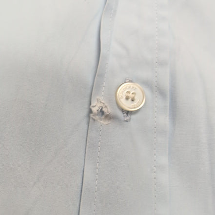 Chemise Burberry Brit Vintage Taille XL Bleu Clair Coton Logo Brodé