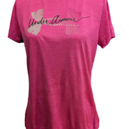 T-shirt de Sport Under Armour HeatGear Rose Femme Taille M
