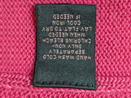 Pull Ralph Lauren (Lauren) Femme M Col Rond Rose Satiné Coupe Évasée 🏷️