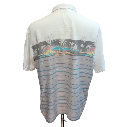 Chemise Hawaïenne Desica YM Rayonne Polyester Made in USA XL