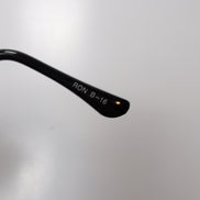 Lunettes de soleil Y2K Ovales Métal Chromé Gris Branches Fines teintées vertes