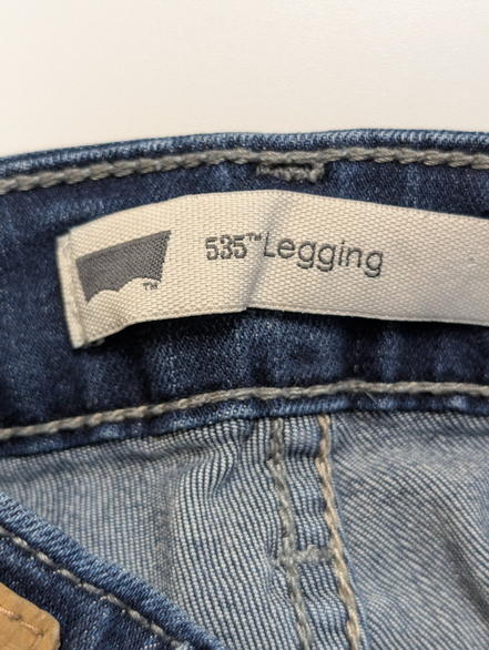 Jean Levi's 535 Femme Bleu Super Skinny Legging Ultra Stretch Confort