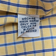 Chemise Polo Ralph Lauren Shirt Blake XL XXL Carreaux Jaune Bleu Button Down
