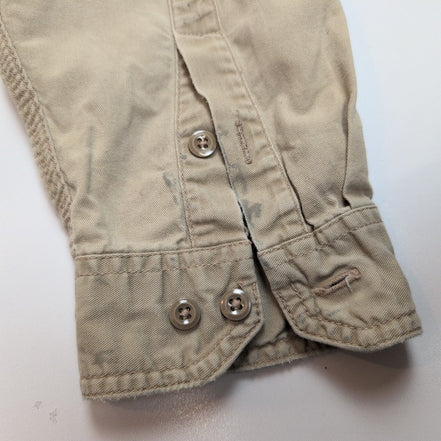 Chemise Carhartt FR 2XL Beige Workwear Coupe-Feu 3 Poches manches longues