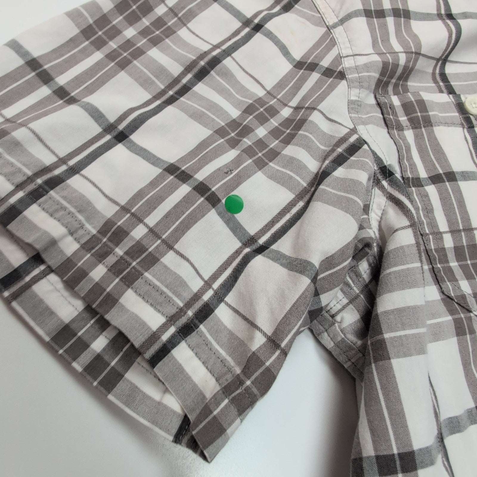 Chemise Harley-Davidson XL marron carreaux flammes 2 poches manches courtes