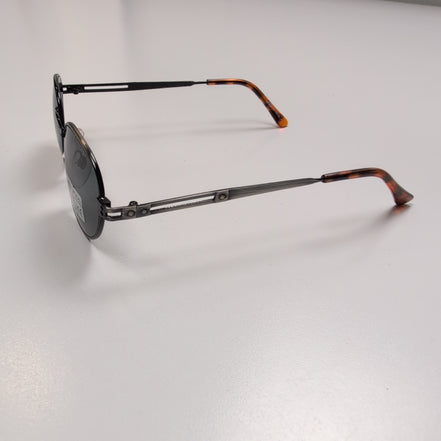 Lunettes de soleil JD Optical Y2K Pilote Acier Brossé Imitation Bois