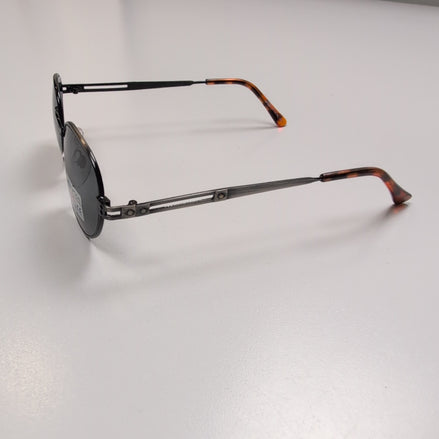 Lunettes de soleil JD Optical Y2K Pilote Acier Brossé Imitation Bois