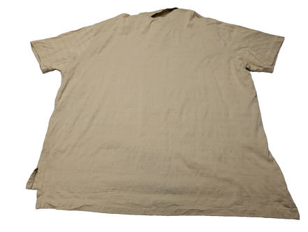 Polo manches courtes Polo Ralph Lauren XXL beige crème rayures coton Pima