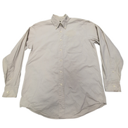 Chemise L.L. Bean beige crème uni taille S #134e