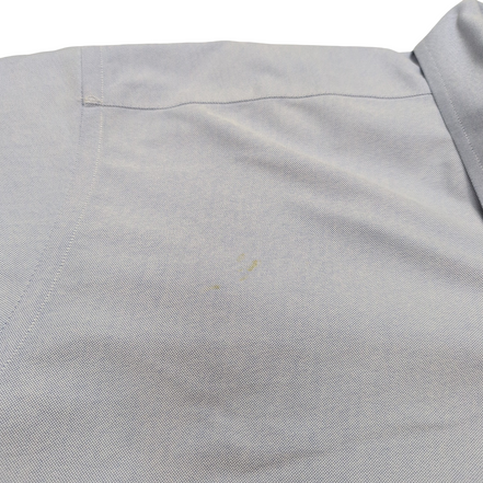 Chemise L.L. Bean bleue unie manches courtes taille XL / XXL Homme