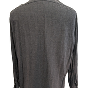 CHEMISE POLO Ralph Lauren homme L GRIS ANTHRACITE chaude épaisse 🔝