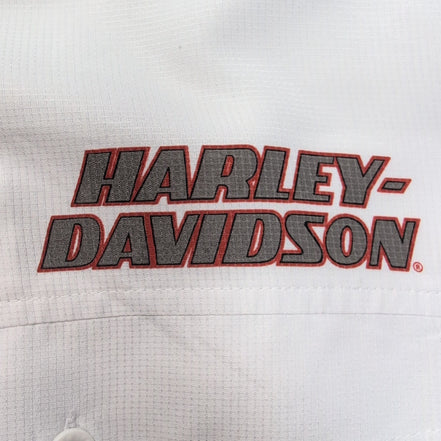 Harley Davidson Chemise Blanche Manches Longues Homme Taille L Ventilée