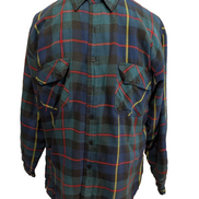 Coleman Outdoors Surchemise Matelassée Flanelle T.M Veste Carreau Vert Bleu |244