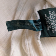 Pull Lauren Ralph Lauren Femme Blanc Côtelé Coton Taille L Excellent État