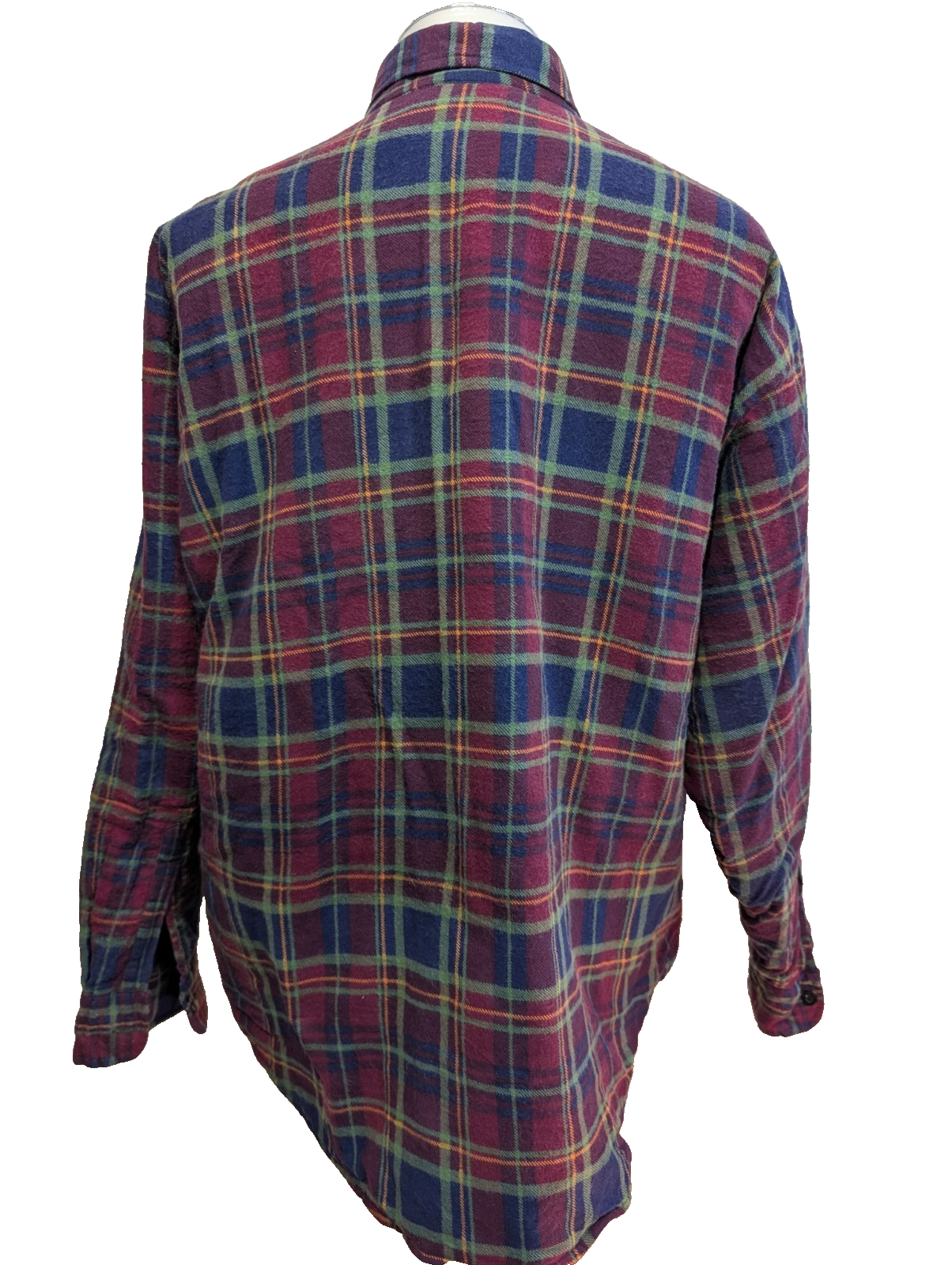 Wilderness Surchemise Flanelle Matelassée T.XL Veste Carreau Bordeaux Bleu |242S