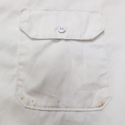 Chemise DICKIES Homme 2XL Blanche Unie Manche Courte 2 Poches