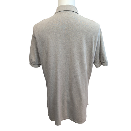 Polo Ralph Lauren Homme L Marron Clair Logo Marron Foncé Polo Manches Courtes