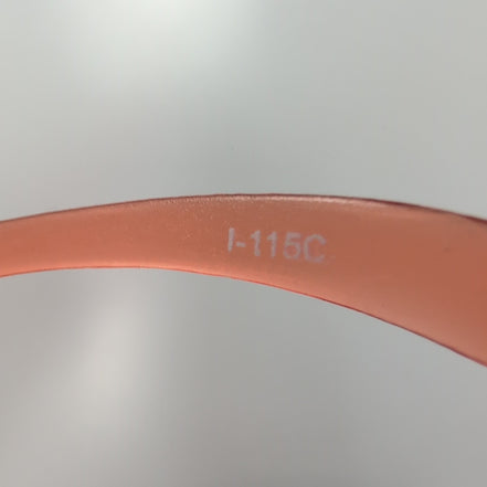Lunettes de soleil Masque Orange Style Sport Rectangulaire Y2K