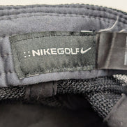 Casquette NIKE GOLF Vintage Noire et Grise Tour de tête 58 cm Sans Réglage