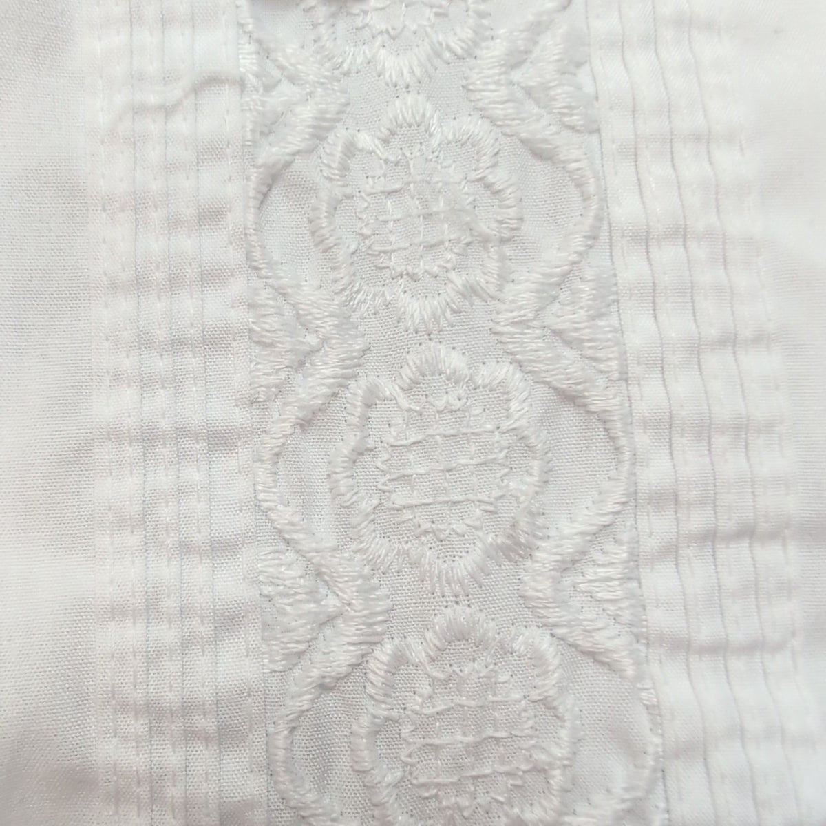 Chemise Hawaïenne Class One Blanc Style Cuba Panama 4 Poches Taille L