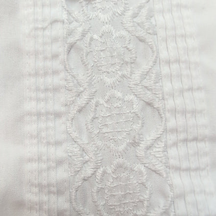 Chemise Hawaïenne Class One Blanc Style Cuba Panama 4 Poches Taille L