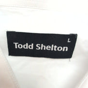 Chemise Todd Shelton L Neuve Étiquette Slim Fit Blanche Manches longues