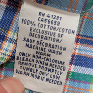 CHEMISE Ralph Lauren homme M décontracté BLEU TURQUOISE VIF ☀️