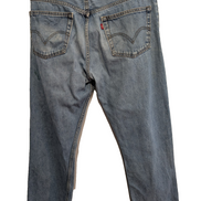Jean Levi's 505 Regular Fit Vintage Homme W38 L30 Bleu Ciel Denim Light Wash